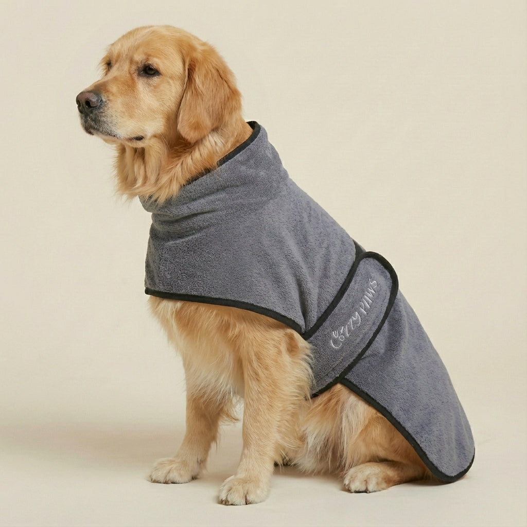 🐾 Peignoir de Bain pour Chien CozzyPaws – Doux, Chaud et Confortable 🐾 🐾 Peignoir de Bain pour Chien CozzyPaws – Doux, Chaud et Confortable 🐾