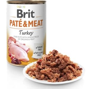 Brit Paté & Meat Dinde & Poulet pour Chien 400 g