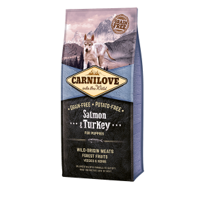 Carnilove Dog Salmon & Turkey Pour Chiot Toute Race (Saumon et Dinde) 12kg
