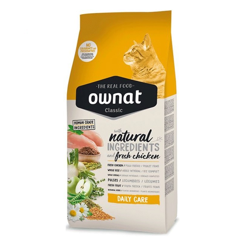 Ownat Classic Daily Care Soutien digestif et immunitaire Ingrédients naturels
