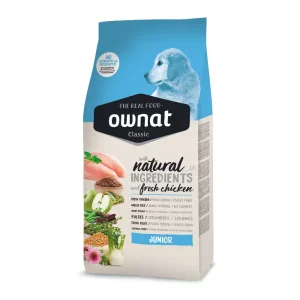 Ownat Classic Junior 4 kg – Croquettes au Poulet pour Chiot