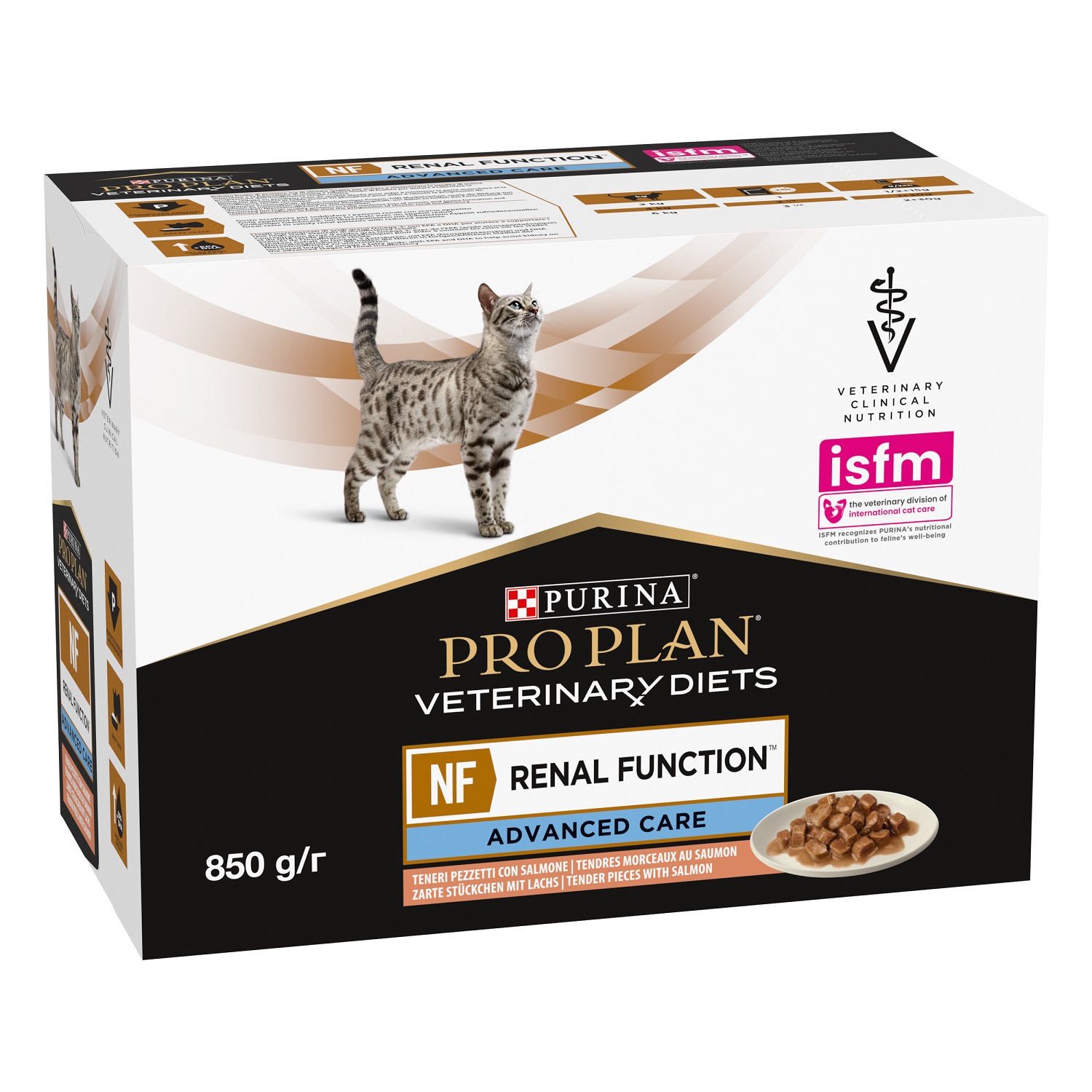 Purina Pro Plan Veterinary NF Renal Saumon 85 g – Pâtée pour Chat