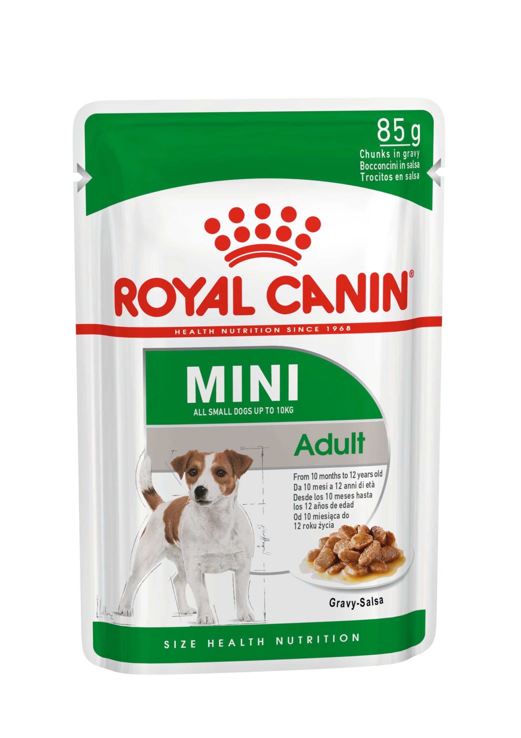 Royal Canin Mini Adult 85 g – Pâtée en Sauce pour Petit Chien