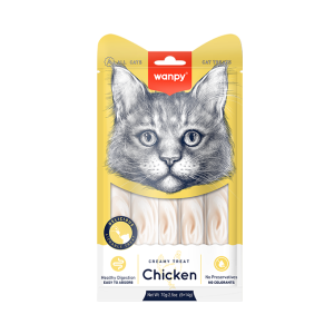 Wanpy 5 Friandises Crémeuses au Poulet (5 x 14 g)