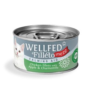 WELLFED Filletto Meze Calming Aid Poulet, Pomme & Camomille – 70 g