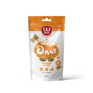 ONAR Crunchy Chicken & Fish – Friandises pour Chat 60 g