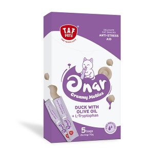 ONAR Creamy Mealties Anti-Stress Canard & Huile d’Olive – 5 × 14 g