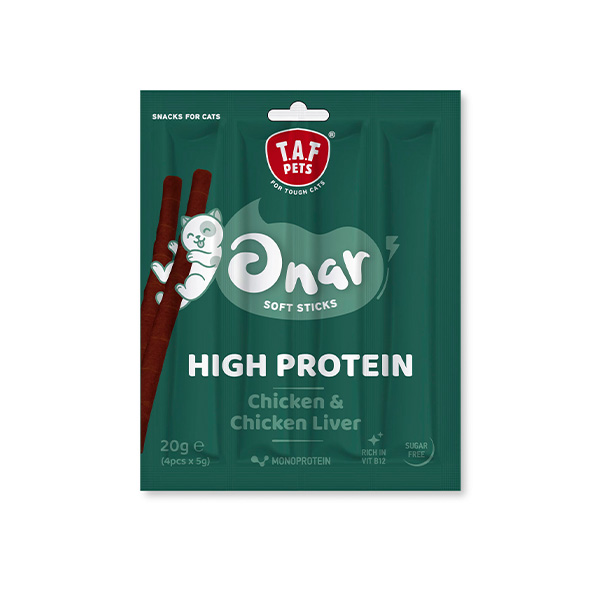 ONAR Soft Sticks Poulet & Foie de Poulet – 4 × 5 g