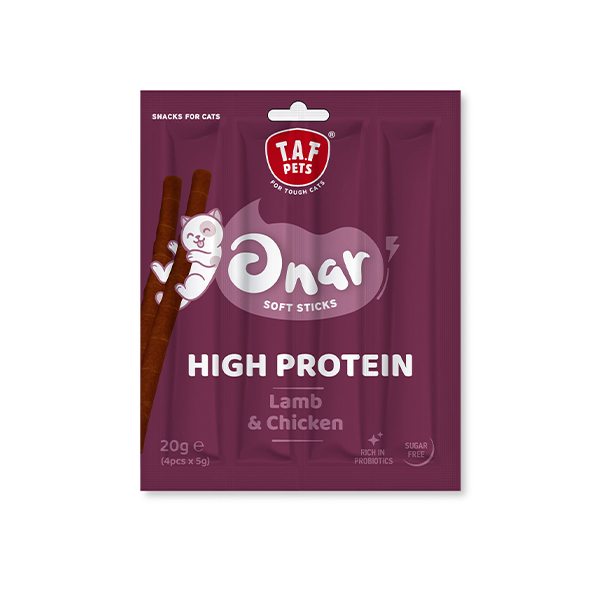 ONAR Soft Sticks Agneau & Poulet – 4 × 5 g