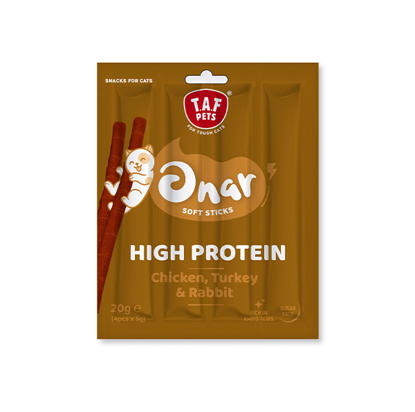 ONAR Soft Sticks Poulet, Dinde & Lapin – 4 × 5 g