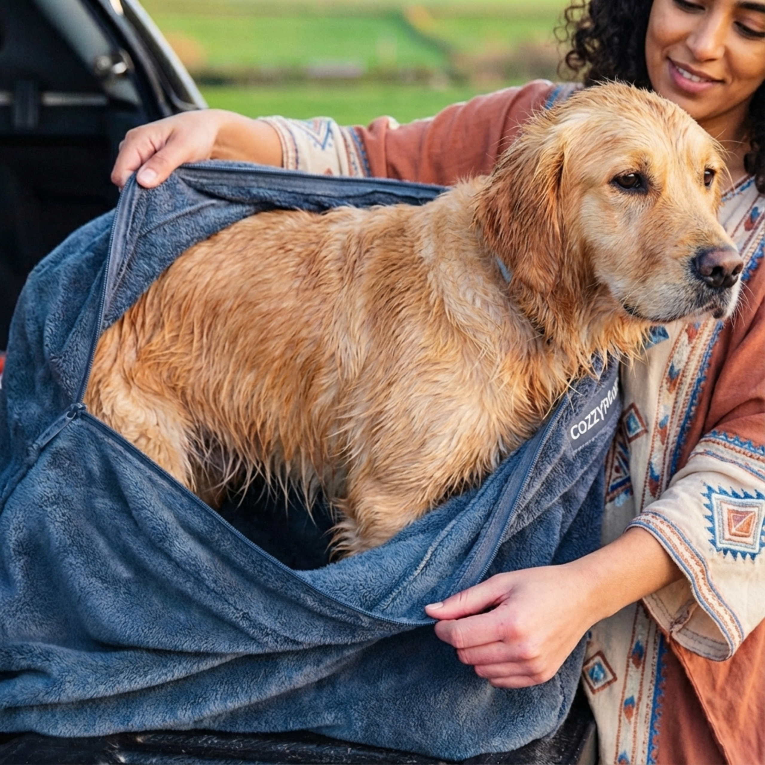 Sac de Séchage Luxe pour Chien – Confort & Élégance Sac de Séchage Luxe pour Chien – Confort & Élégance