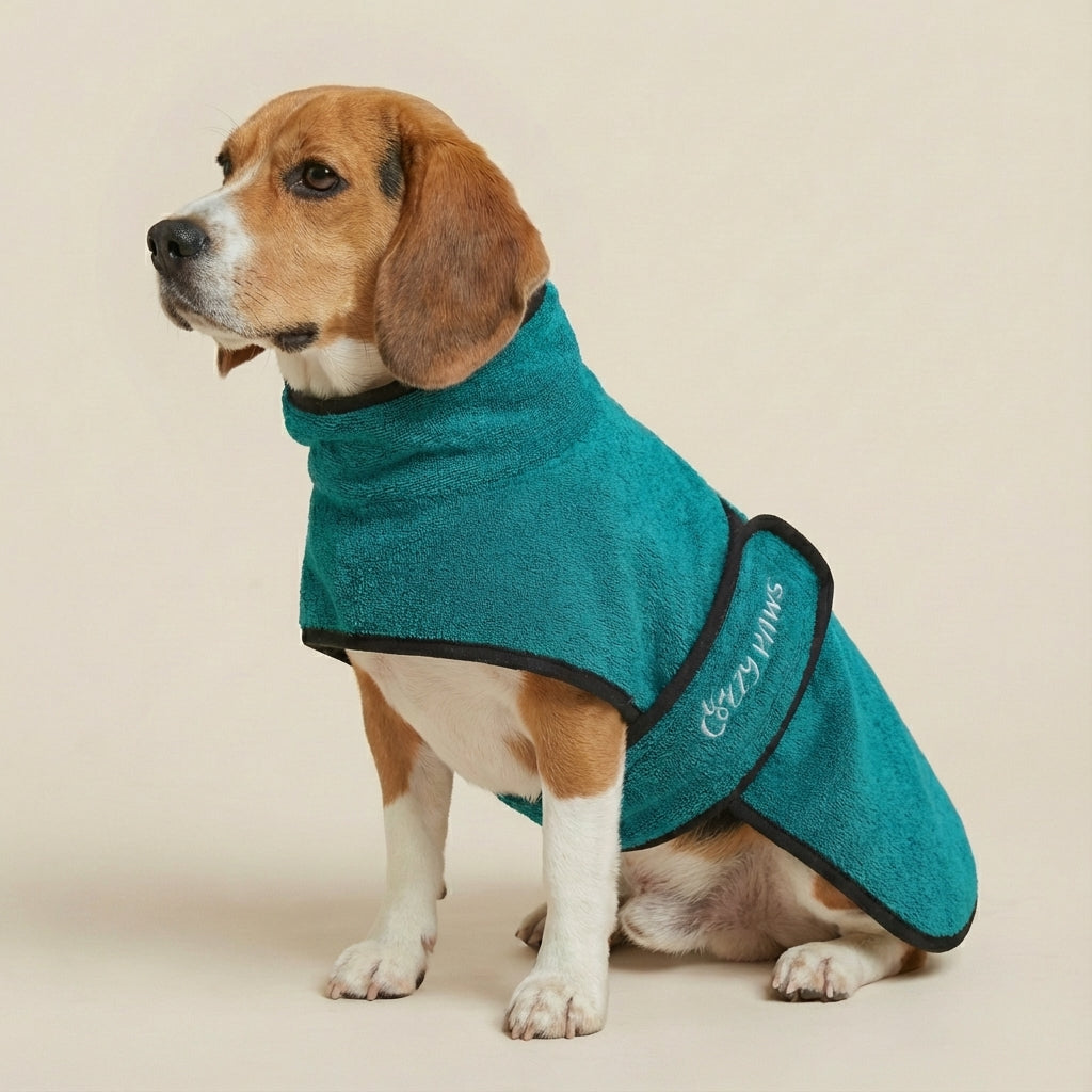 🐾 Peignoir de Bain pour Chien CozzyPaws – Doux, Chaud et Confortable 🐾 🐾 Peignoir de Bain pour Chien CozzyPaws – Doux, Chaud et Confortable 🐾