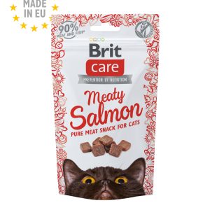 Brit Care Cat Snack Meaty Salmon friandise au saumon pour chat 50 g