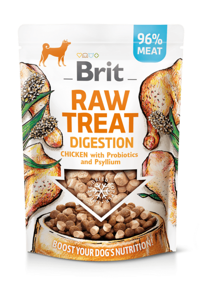 Brit Raw Treat Digestion poulet friandise lyophilisée pour chien