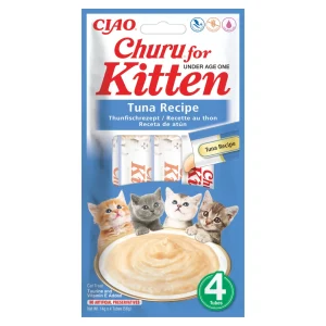 CHURU friandise Kitten (chaton) en purée au thon