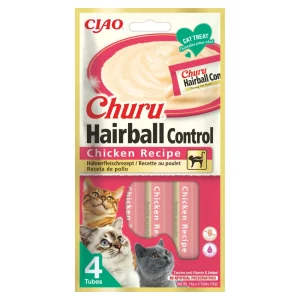 CHURU Hairball pour Chat – friandises en purée
