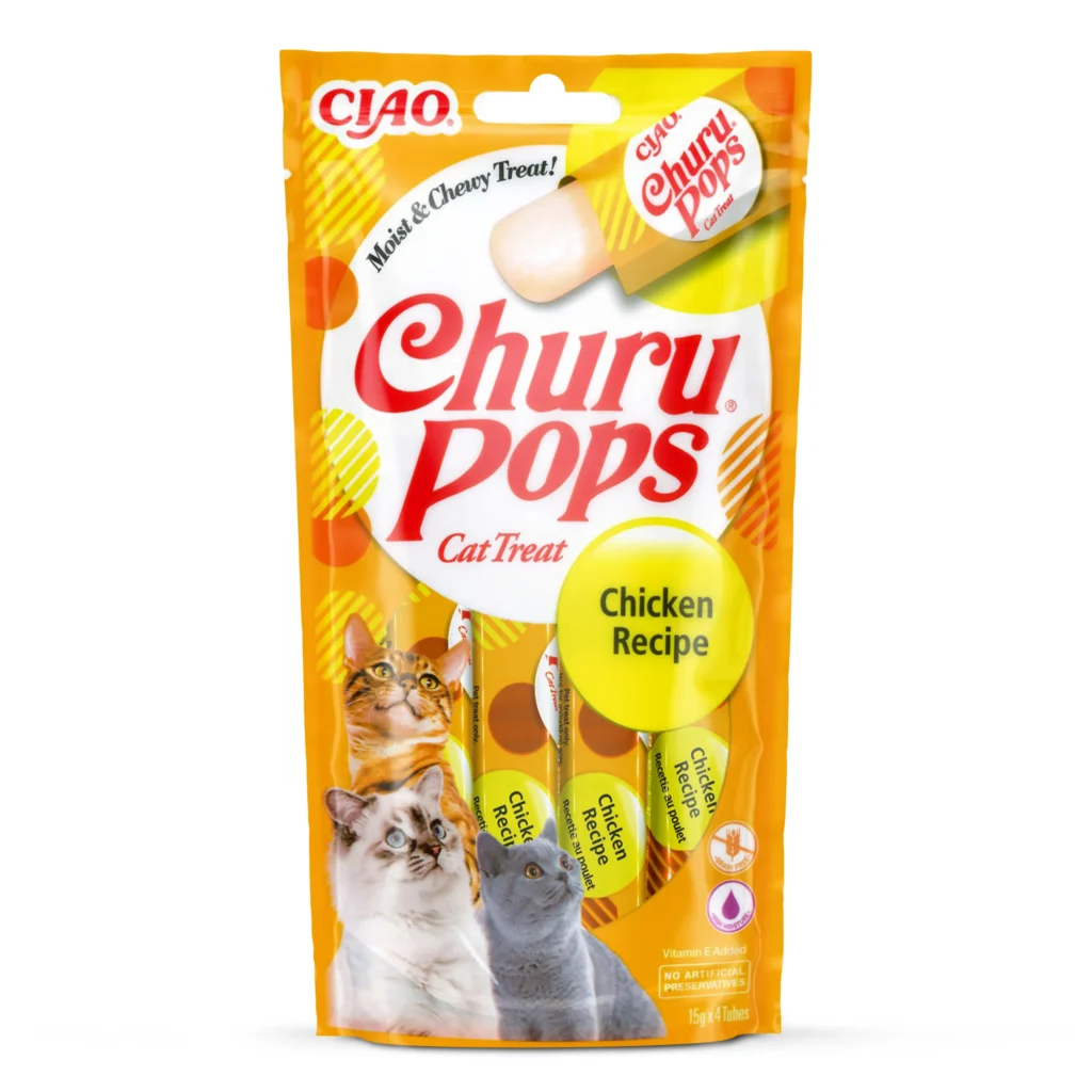 Churu Pops Poulet – Friandises Humides pour Chat
