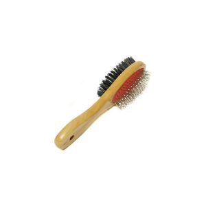 Brosse de Toilettage Double Face 2-en-1 Chien et Chat