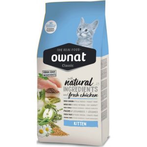 Croquettes Ownat Classic Kitten – pour chaton Nutrition équilibrée et adaptée