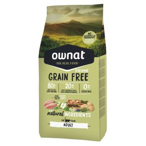 Ownat Grain Free Prime Adult 8 kg Sans Céréales