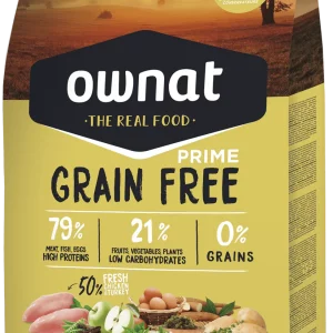 Ownat Grain Free Prime Junior Poulet & Dinde Chien 12 kg