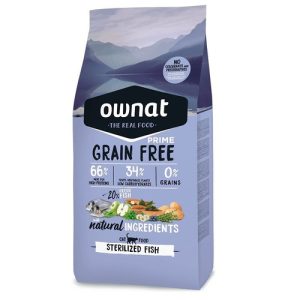 Ownat Grain Free Prime Sterilized Poisson Chat 3 kg