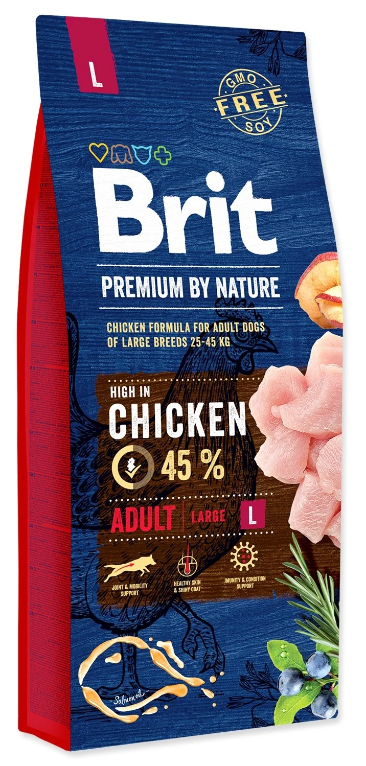 Brit Premium by Nature Adult Large Poulet Chien 3–15 kg