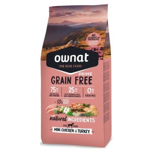 Ownat Prime Grain Free Mini Poulet & Dinde Chien 3 kg