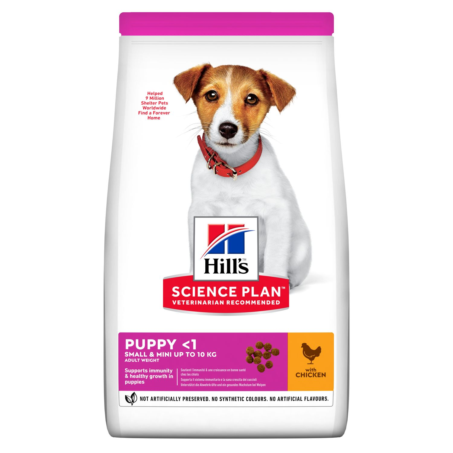 Hill’s Science Plan Aliment Pour Chiot Small Mini Au Poulet (1.5kg – 3kg – 6kg)