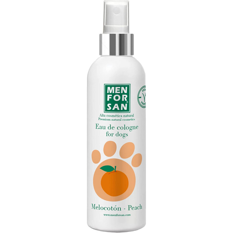 Men For San – Eau de Cologne à la Pêche pour Chien – 125 ml