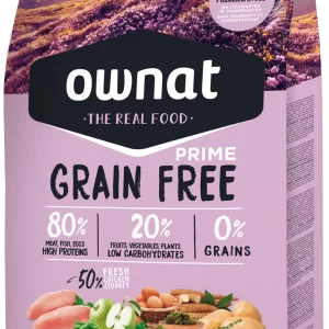 Ownat Grain Free Prime Sterilized Fish 8 kg – Croquettes Chat