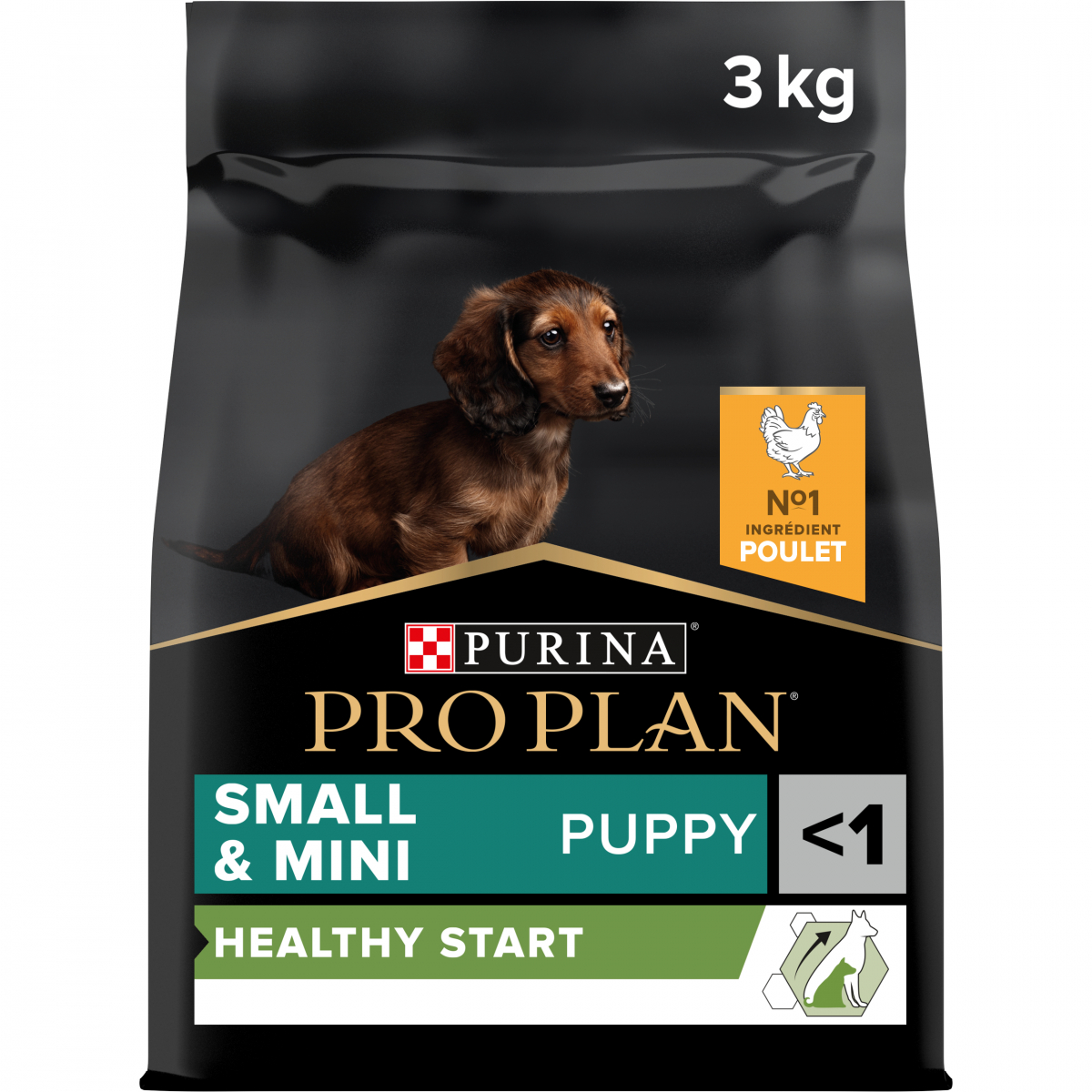 Purina Pro Plan Small & Mini Puppy Poulet 3 kg – Croquettes Chiot