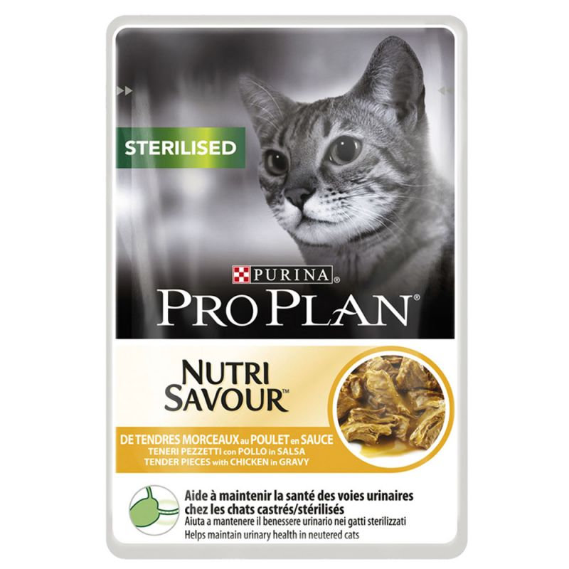 Purina Pro Plan Nutrisavour Sterilised Poulet 85 g