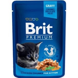 Brit Premium Pochon Poulet pour Chaton 100 g