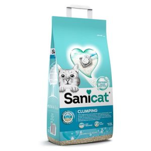 Garfield Litière Agglomérante Bentonite & Savon pour Chat 10L