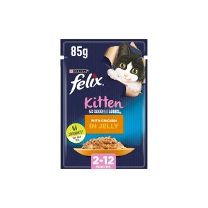 Purina FELIX Kitten Poulet en Gelée 85 g