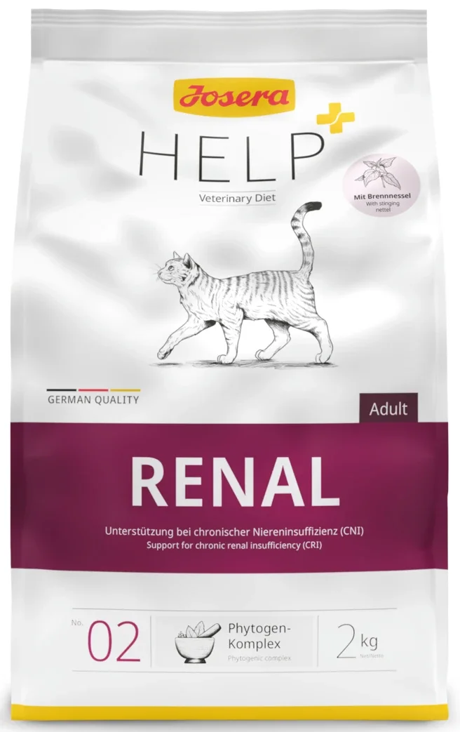 Josera Help+ Renal Chat 2 kg alimentation rénale pour chat