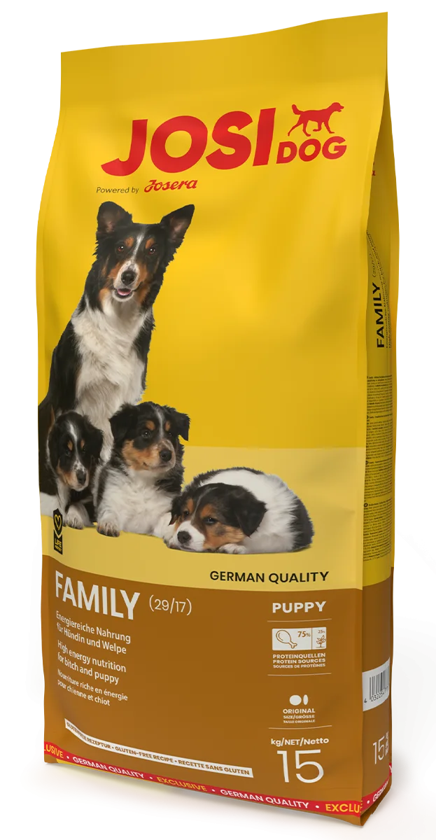 JosiDog Family 15 kg – Croquettes pour chien