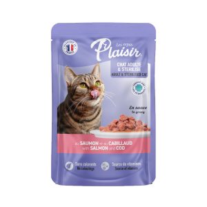 Les Repas Plaisir Saumon & Cabillaud en sauce 100 g