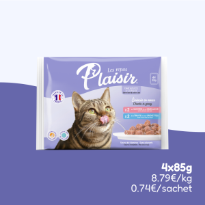 Les Repas Plaisir Saumon & Truite 4 x 85 g