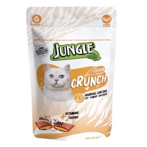 Jungle Crunch Hairball Control Poulet pour Chat – 60 g