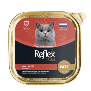 Reflex Plus Agneau 85 g – Pâtée pour Chat Adulte