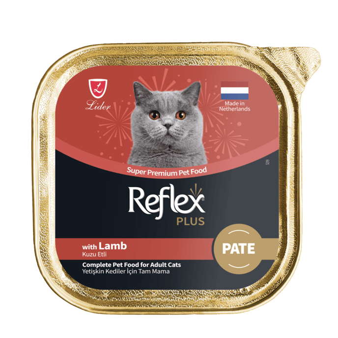Reflex Plus Agneau 85 g – Pâtée pour Chat Adulte