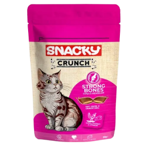 Snacky Cat Crunch Poulet & Fromage – 60 g Friandises Chat