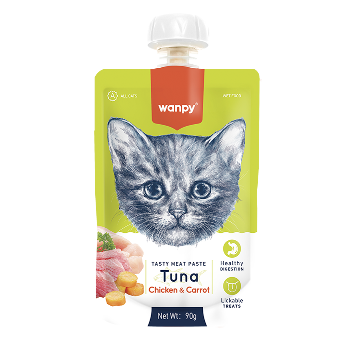 Wanpy Tasty Meat – Thon, Poulet & Carotte