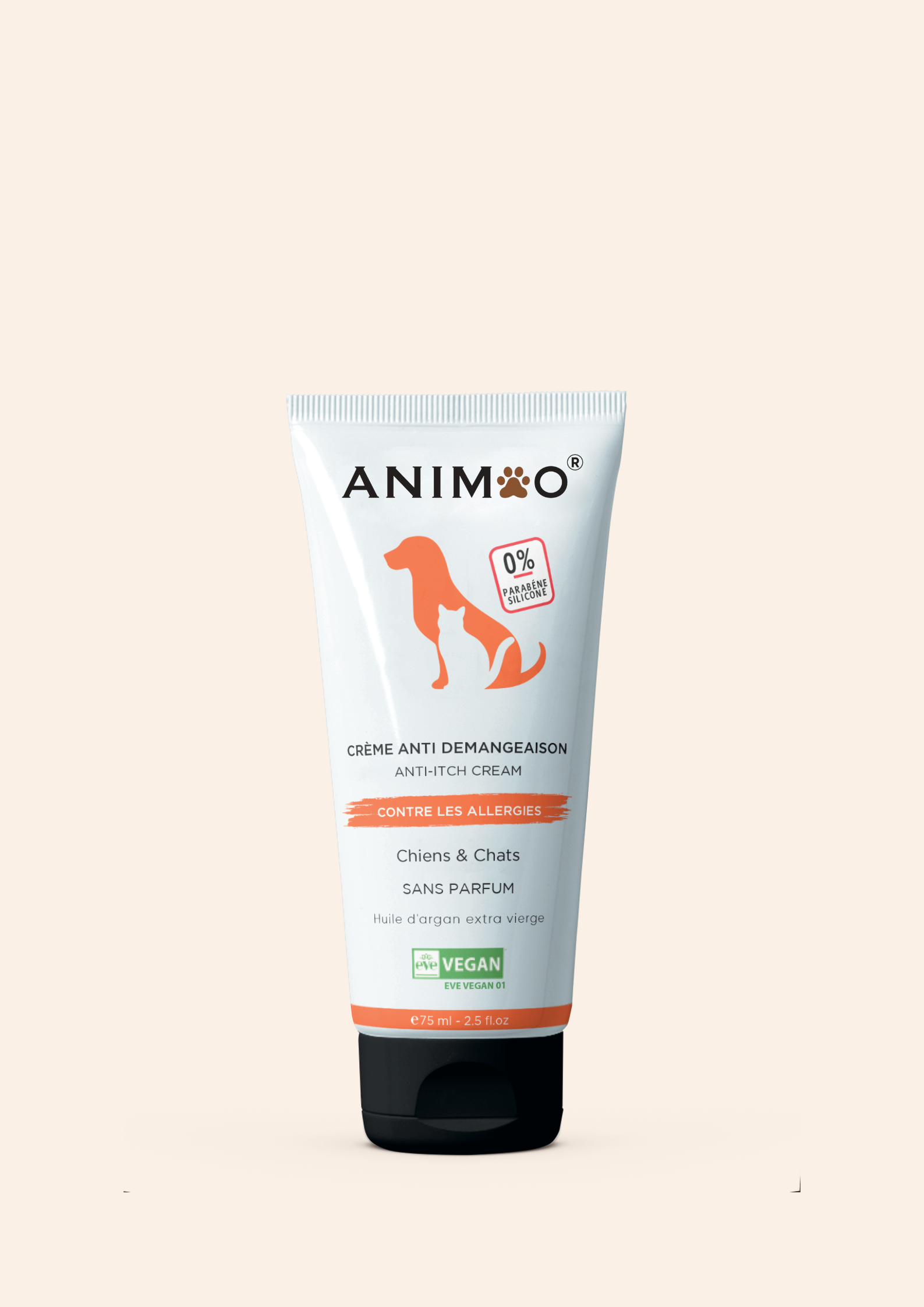 Crème Anti-Démangeaisons ANIMOO 75 ml pour chien et chat