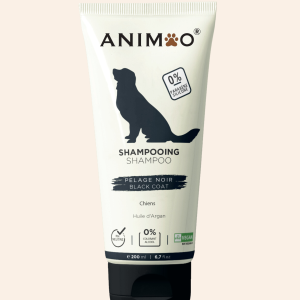 Shampooing Pelage Noir ANIMOO 200 ml