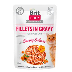 Brit Care Filets de Saumon pour Chat Adulte 85 g