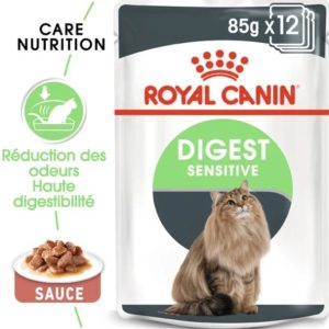 Royal Canin Digest Sensitive en sauce 85g pour les chats à l’estomac sensible