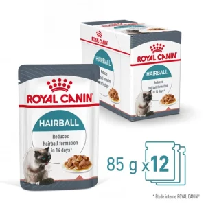 Royal Canin Hairball Care 85 g – Pâtée en Sauce pour Chat Adulte